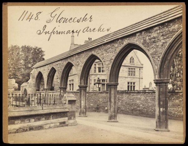 Francis Frith, Gloucester.  Infirmary Arches