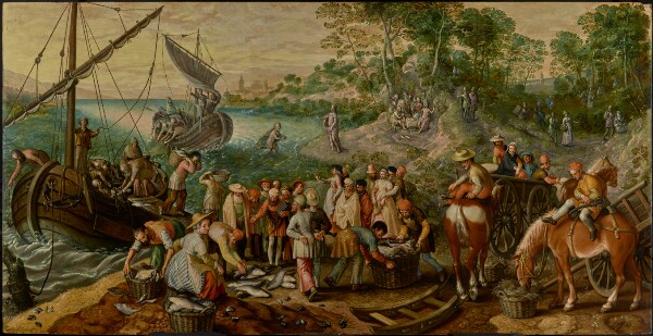 Joachim Beuckelaer, The Miraculous Draught of Fishes