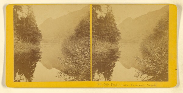 Benjamin West Kilburn, Profile Lake, Franconia Notch.