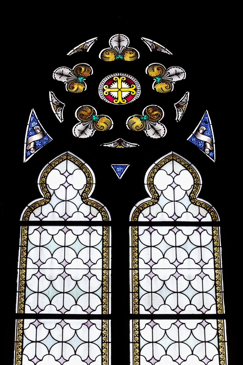 Olle Norling, Glass painting in the north west tower (travé 31), Uppsala Cathedral, Uppsala 2012