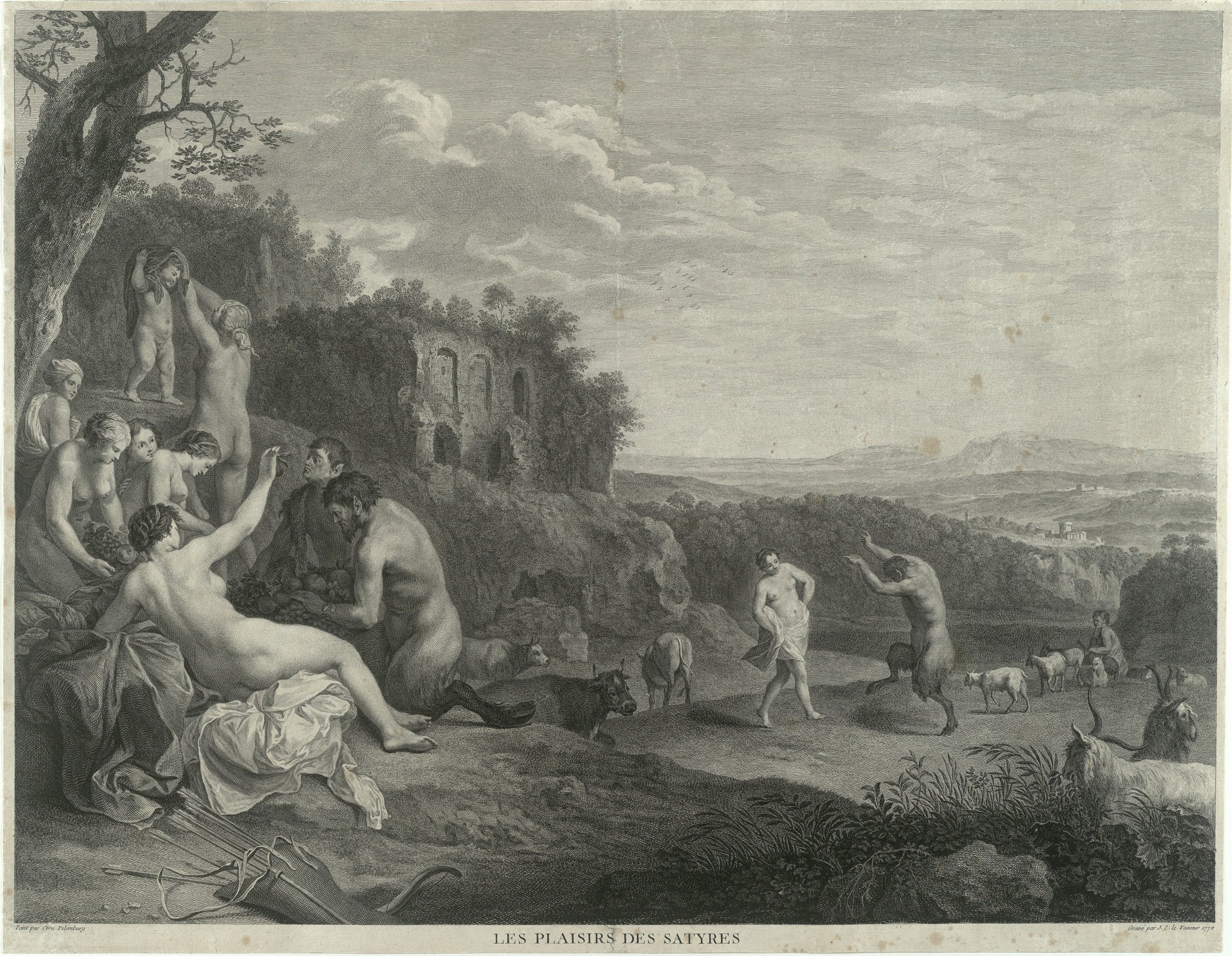 Jean Charles Le Vasseur, Die Vergnügungen der Satyren