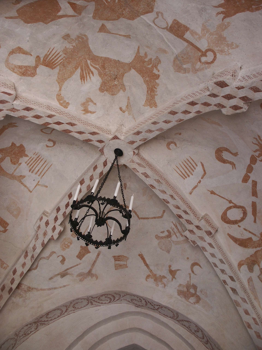 Johan Dellbeck, Paintings in Ekeby Church, Ekeby parish, Uppland July 2006