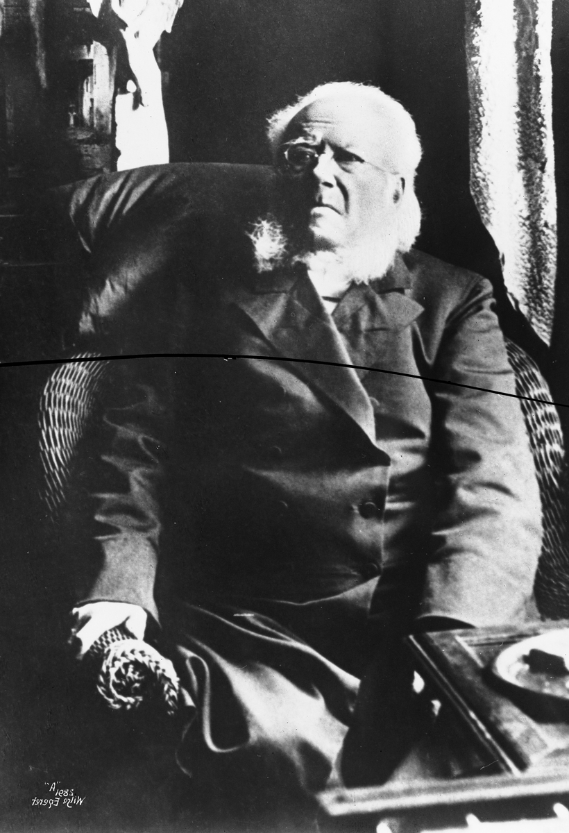 Anders Beer Wilse, Prot: Ibsen Henrik i stol