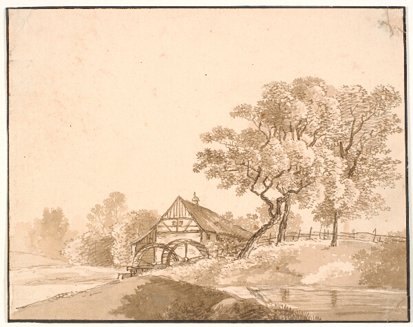 J.P. Møller, En mølle ved Lausanne