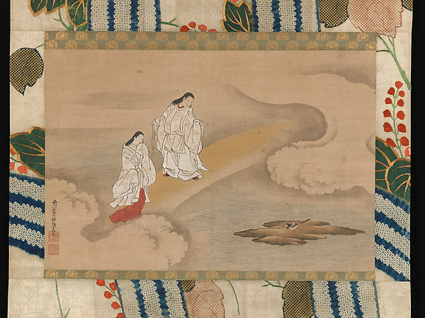 Nishikawa Sukenobu, The God Izanagi and Goddess Izanami