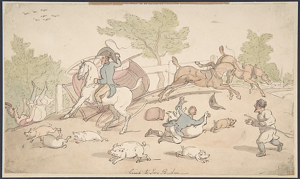 Thomas Rowlandson, Going to Ivy Bridge