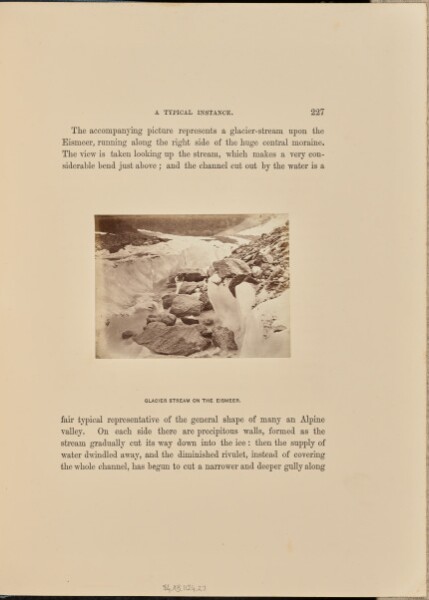 Ernest H. Edwards, Glacier Stream on the Eismeer