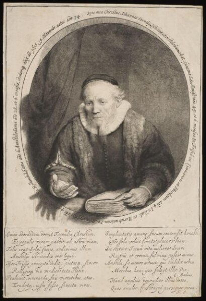 Rembrandt van Rijn, Jan Cornelis Sylvius, preacher