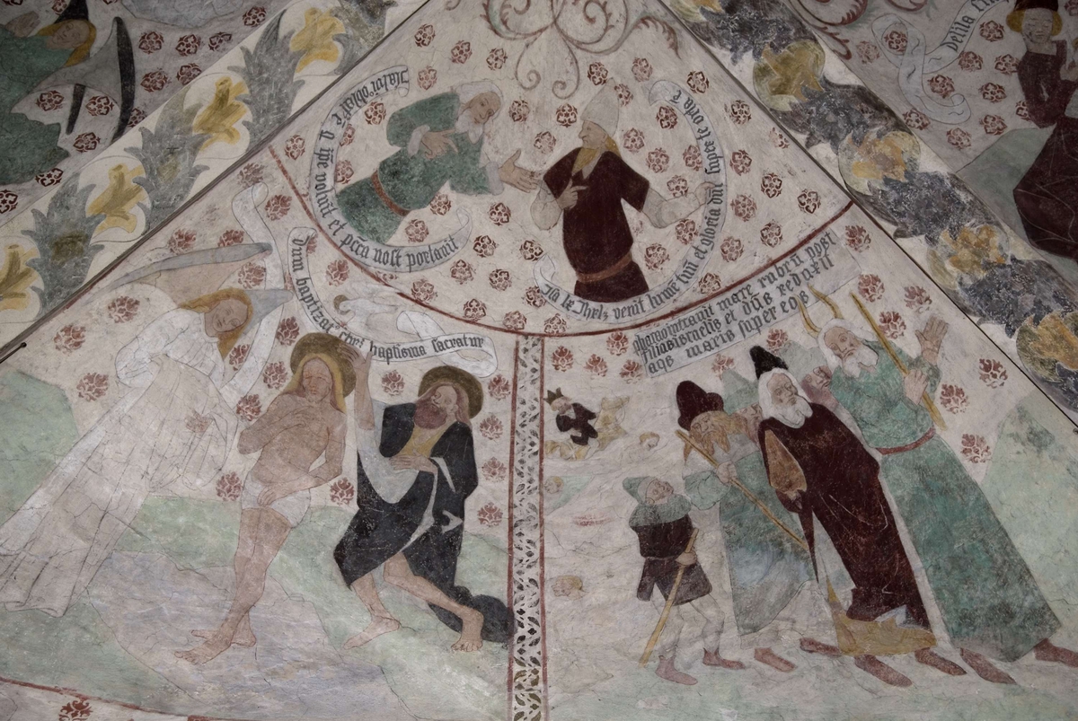 Bengt Backlund, Kalkmålning i Vänge kyrka, Uppland 2009