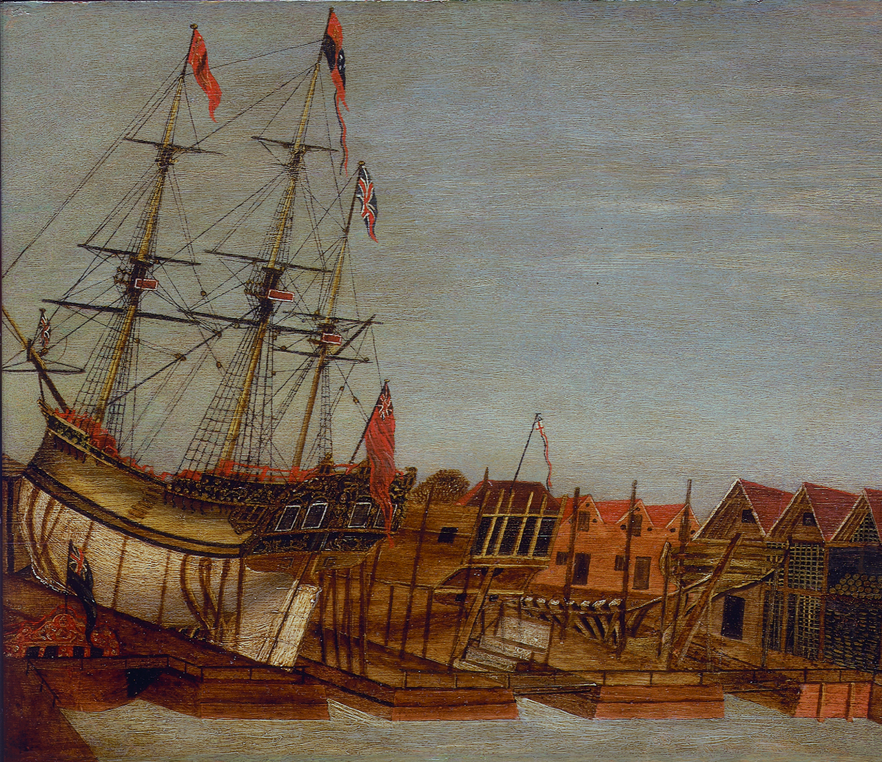 Prince Frederick, Duke of York and Albany, Launch of the Royal Yacht 'Augusta', Deptford 1771