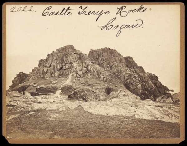 Francis Frith, Castle Treryn Rocks.  Logan