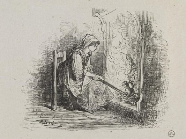 Gustave Dore, Proof for a wood engraving