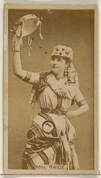 Allen & Ginter, Mlle. Raige, from the Actors and Actresses series (N45, Type 8) for Virginia Brights Cigarettes