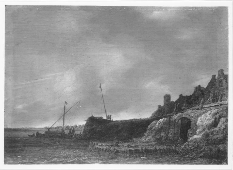 Simon de Vlieger, Küste bei ruhiger See