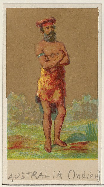 Allen & Ginter, Australia (Indian), from the Natives in Costume series (N16), Teofani Issue, for Allen & Ginter Cigarettes Brands