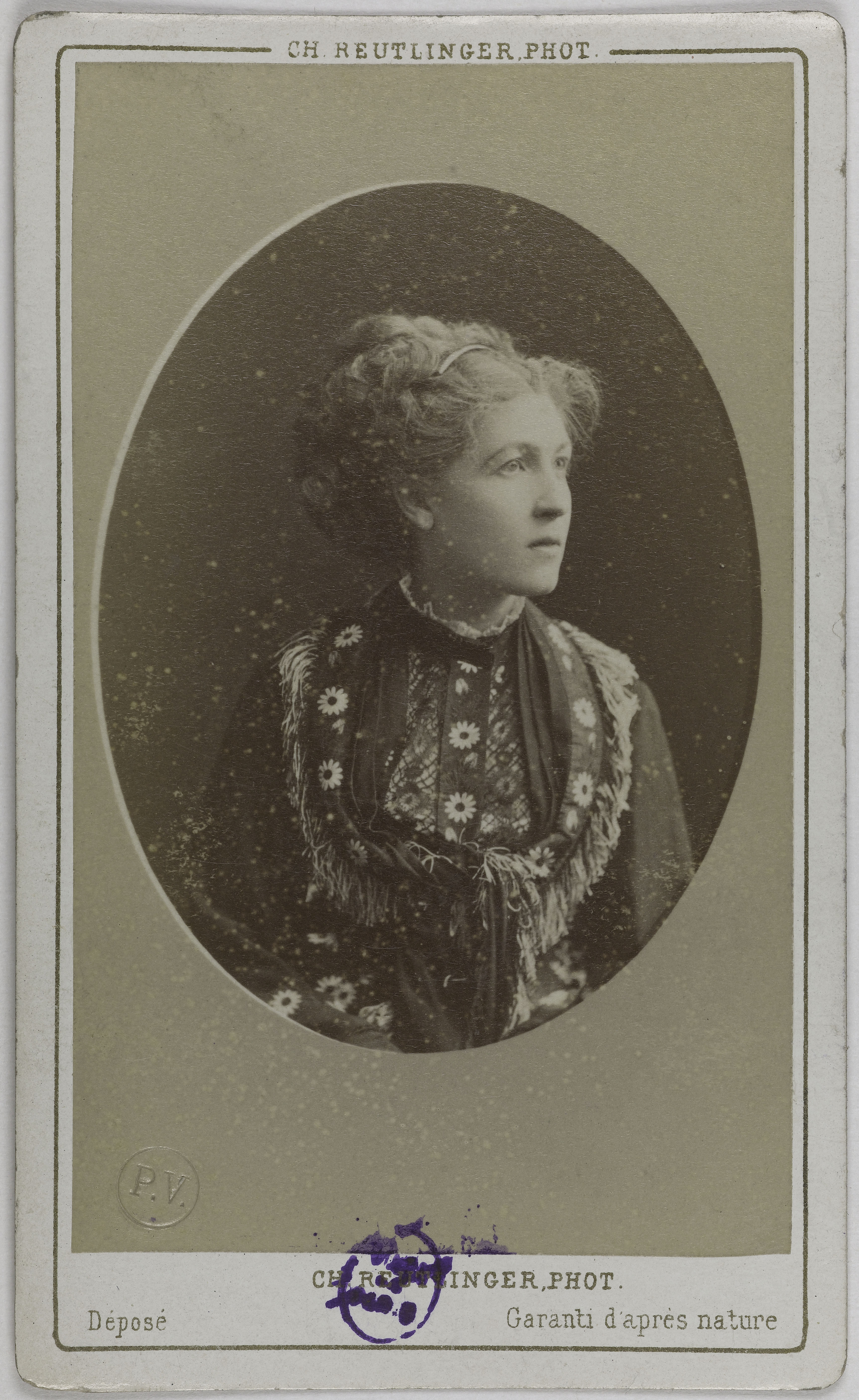 Charles Reutlinger, Portrait de Petit Hélène Rose Augustine, (époux Mr Marais), (1852-1879), (actrice)