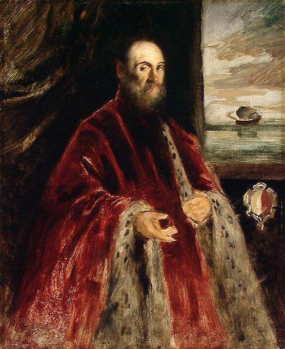 Eilif Peterssen, Copy of a Portrait of a Venetian Patrician