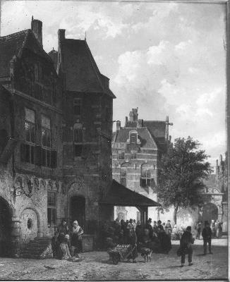 Cornelis Springer, Stadsgezicht