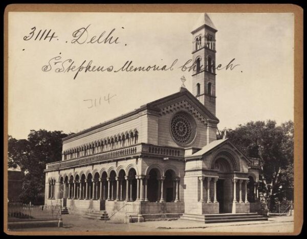 Francis Frith, Delhi.  St. Stephen's Memorial Church