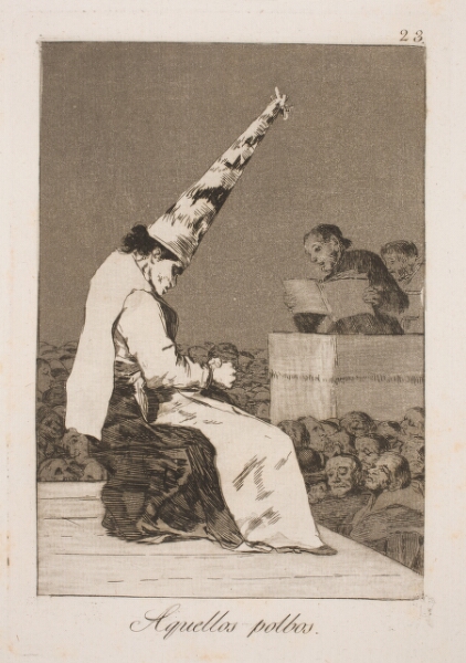 Francisco de Goya, Af støv kommer snavs