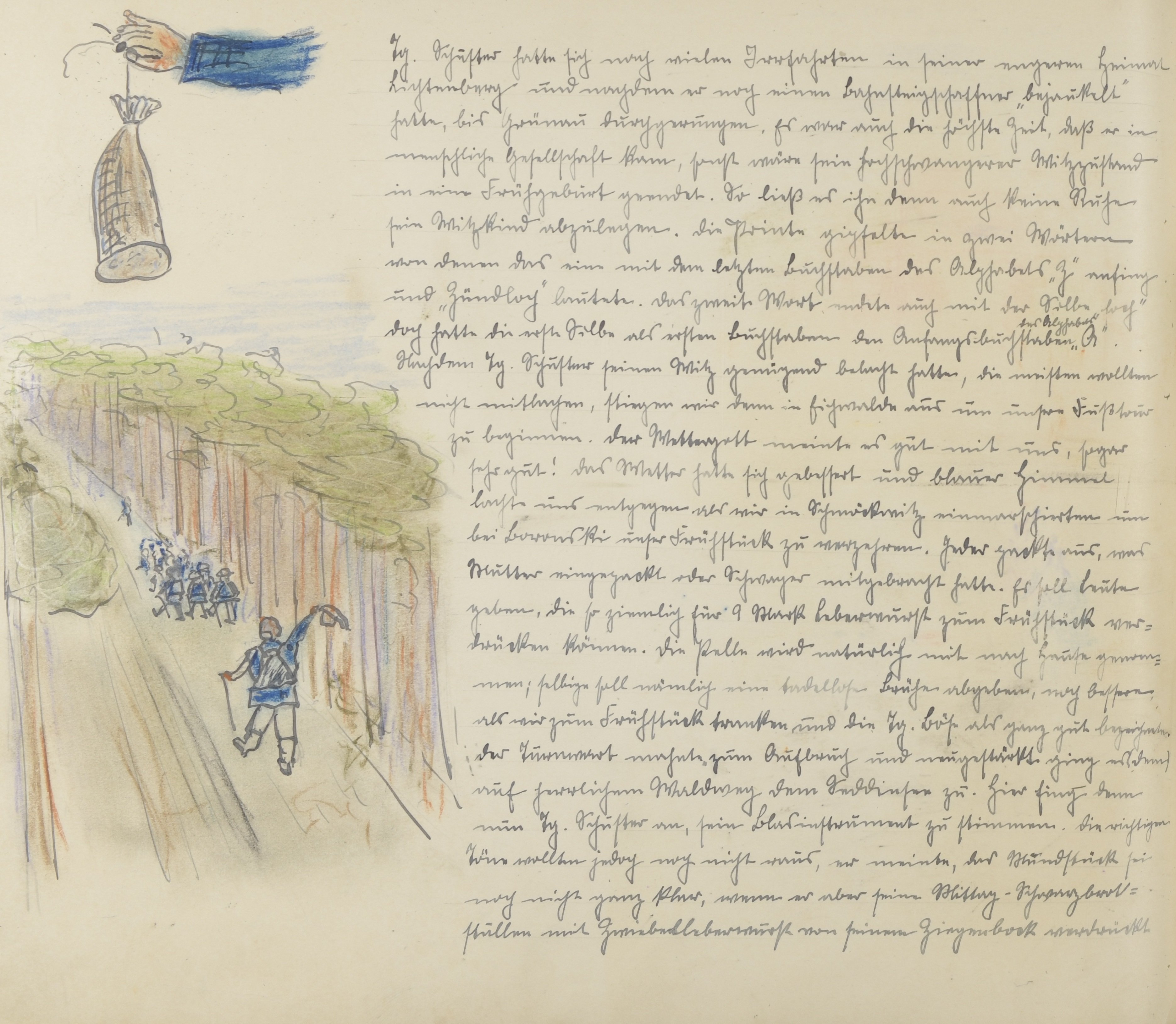 Unknown artist, Abtheilungs-Parthie 1921; S. 149