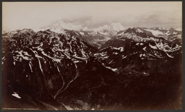 Francis Frith, Oberland Mountains from Leichenstad