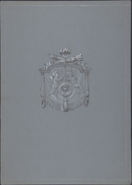 Anonymous, French, 19th century, Design for a Cartouche