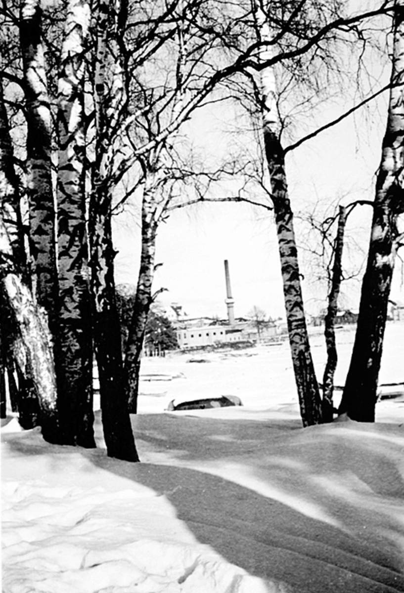 Anno Domkirkeodden, STRANDPROMENADEN, RIDEHUSET, MOT MELKEFABRIKKEN, VINTER