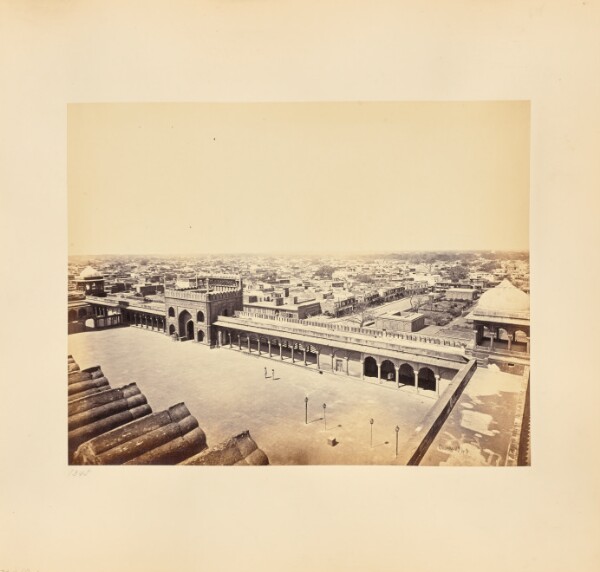 Samuel Bourne, Delhi; View of the City, from the Jumma Musjid, Showing the Ridge