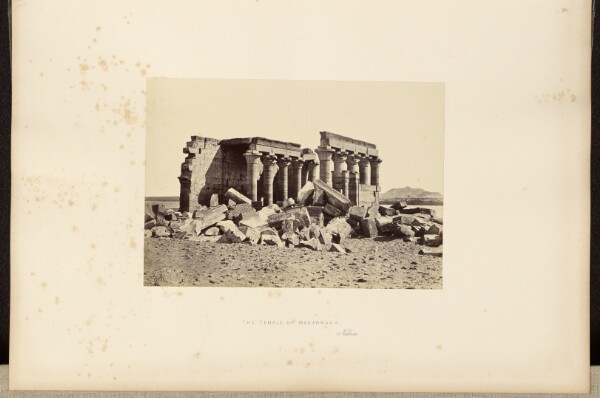 Francis Frith, The Temple of Maharraka, Nubia