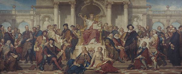 Nicaise De Keyser, Antwerp crowns its artists: painters and master builders