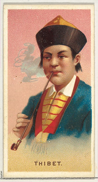 Allen & Ginter, Tibet, from World's Smokers series (N33) for Allen & Ginter Cigarettes