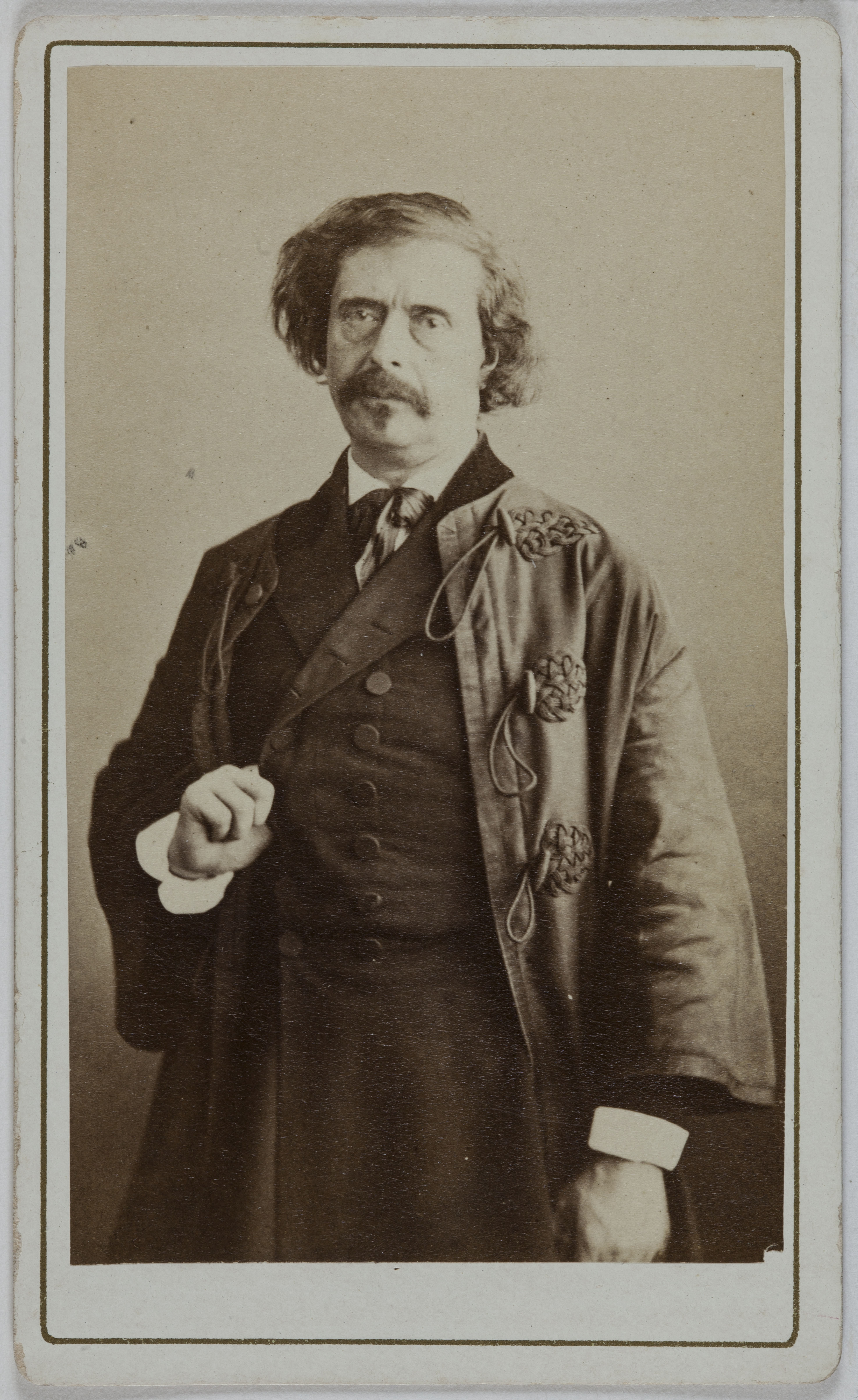 Anonyme, Portrait de Jules Barbey d'Aurevilly (1808-1889), (littérateur)