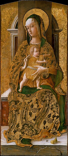 Carlo Crivelli, Madonna and Child Enthroned