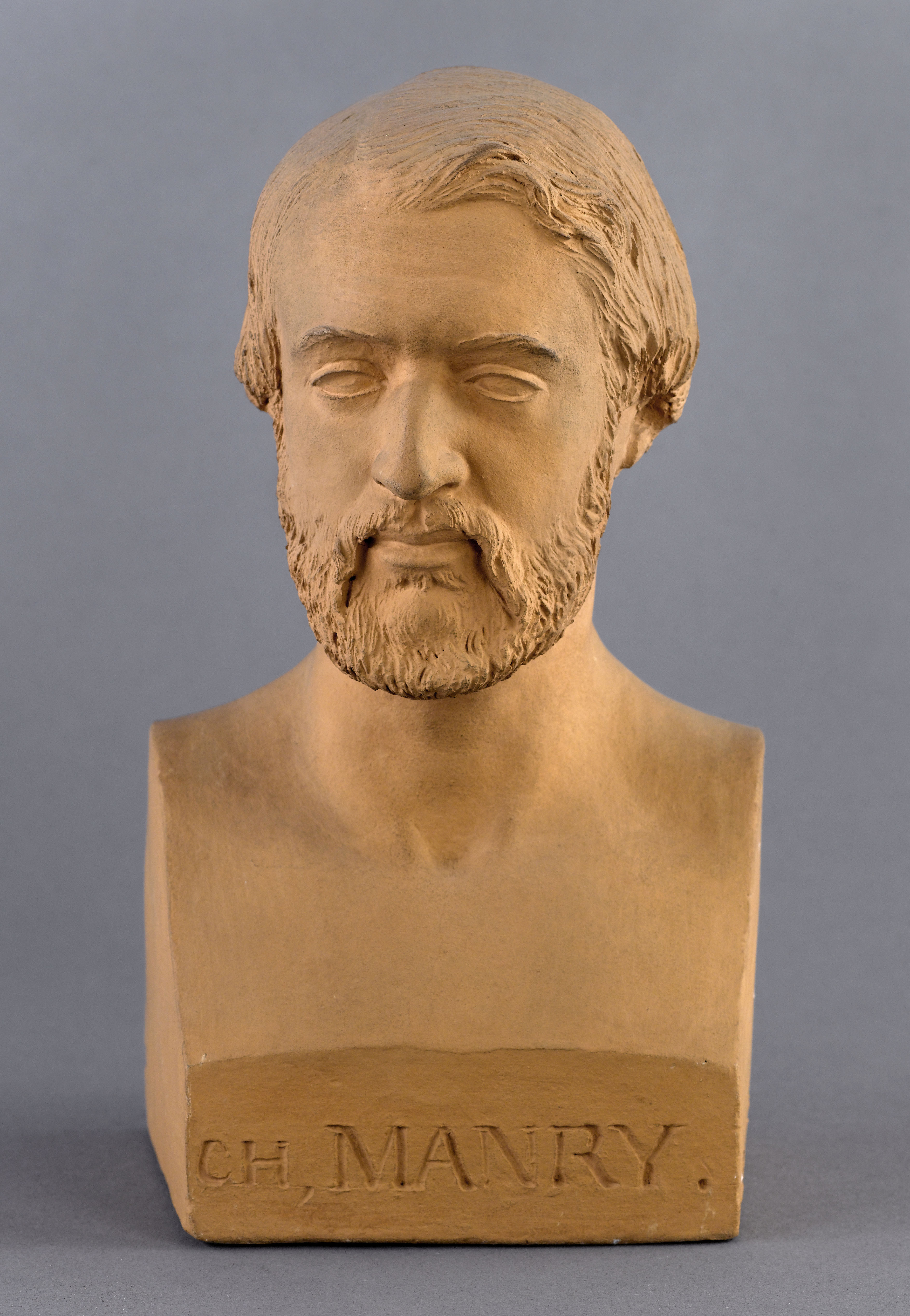 Jean Pierre Dantan, Portrait sérieux du compositeur, Charles-Casimir Manry (1823-1866)