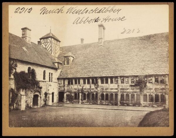 Francis Frith, Much Wenlock Abbey.  Abbott's House