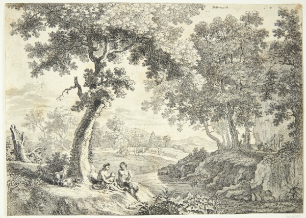 Herman van Swanevelt, Satyrfamilie siddende under et træ