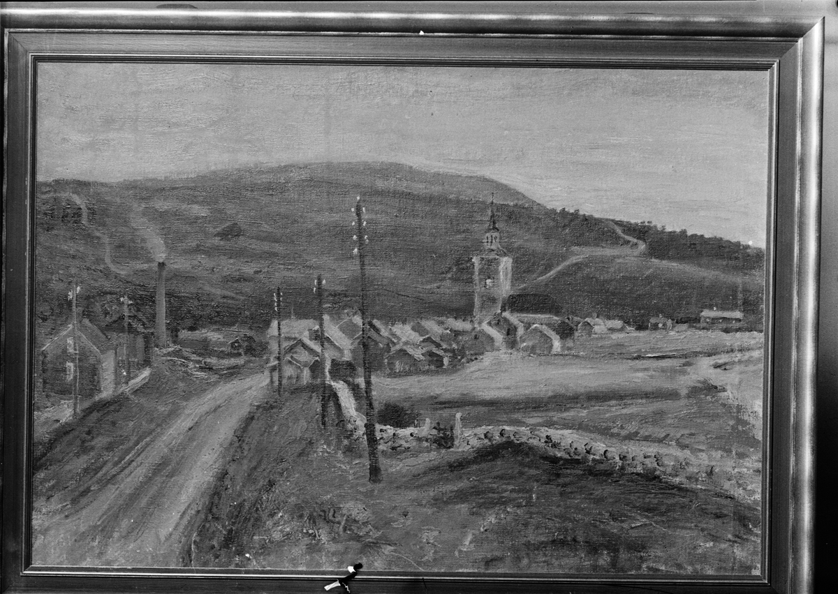 Gunnar Sundgren, Reprofotografi av en oljemålning, målad av S. Stålberg1932