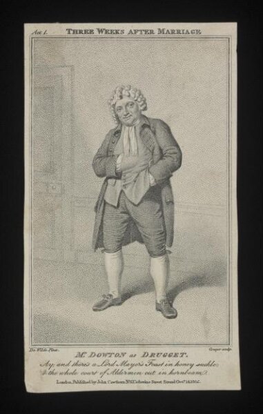 Samuel De Wilde, Mr Downton as Drugget