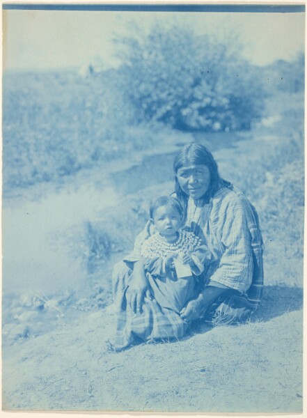 Edward S. Curtis, [Mother and Child - Arapaho]