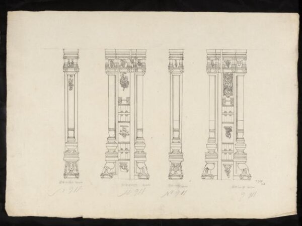 Unknown, Architectural drawing of Tirumala Nayak at Madura,