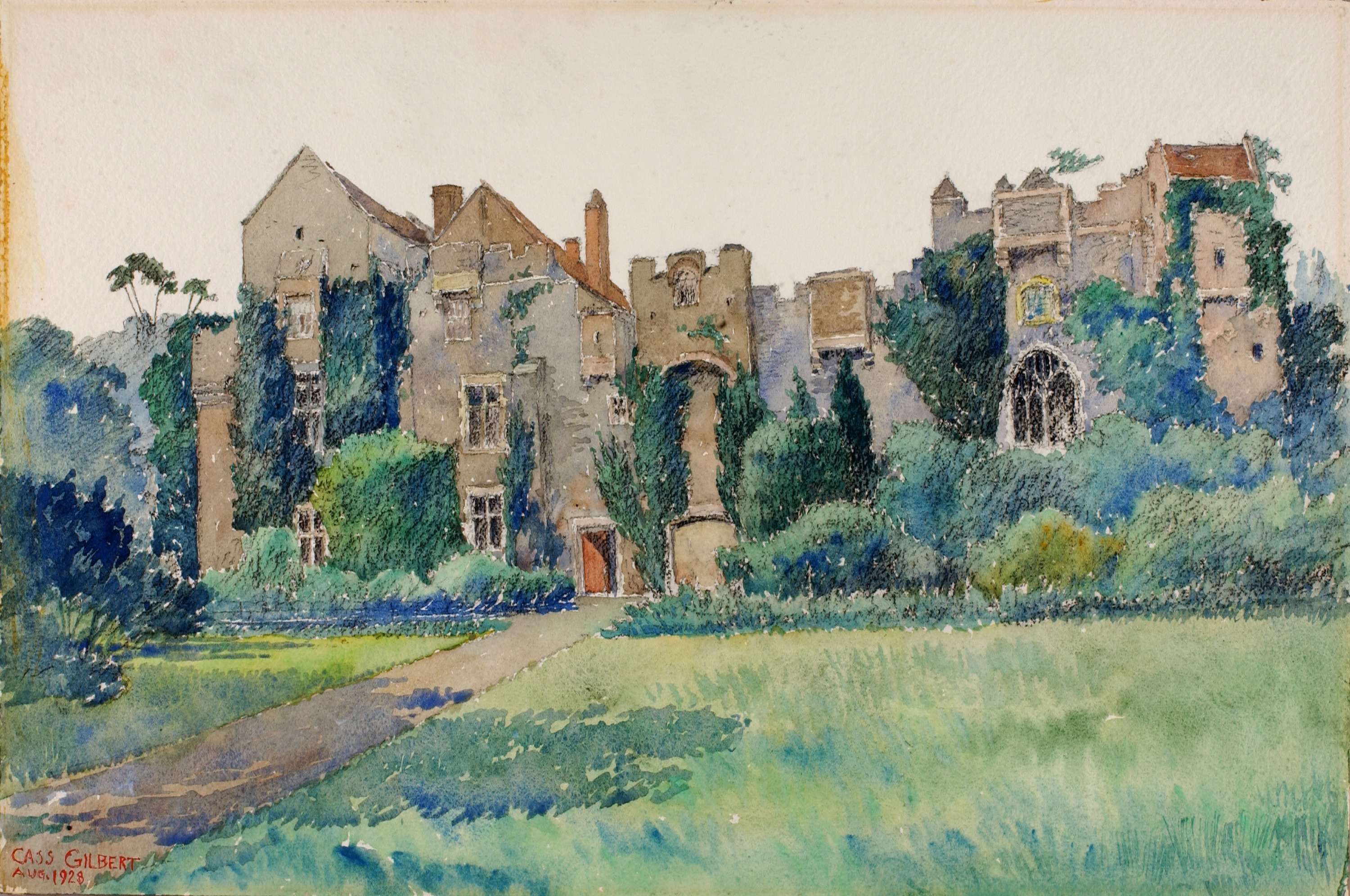 Cass Gilbert, Compton Castle, Devonshire, England