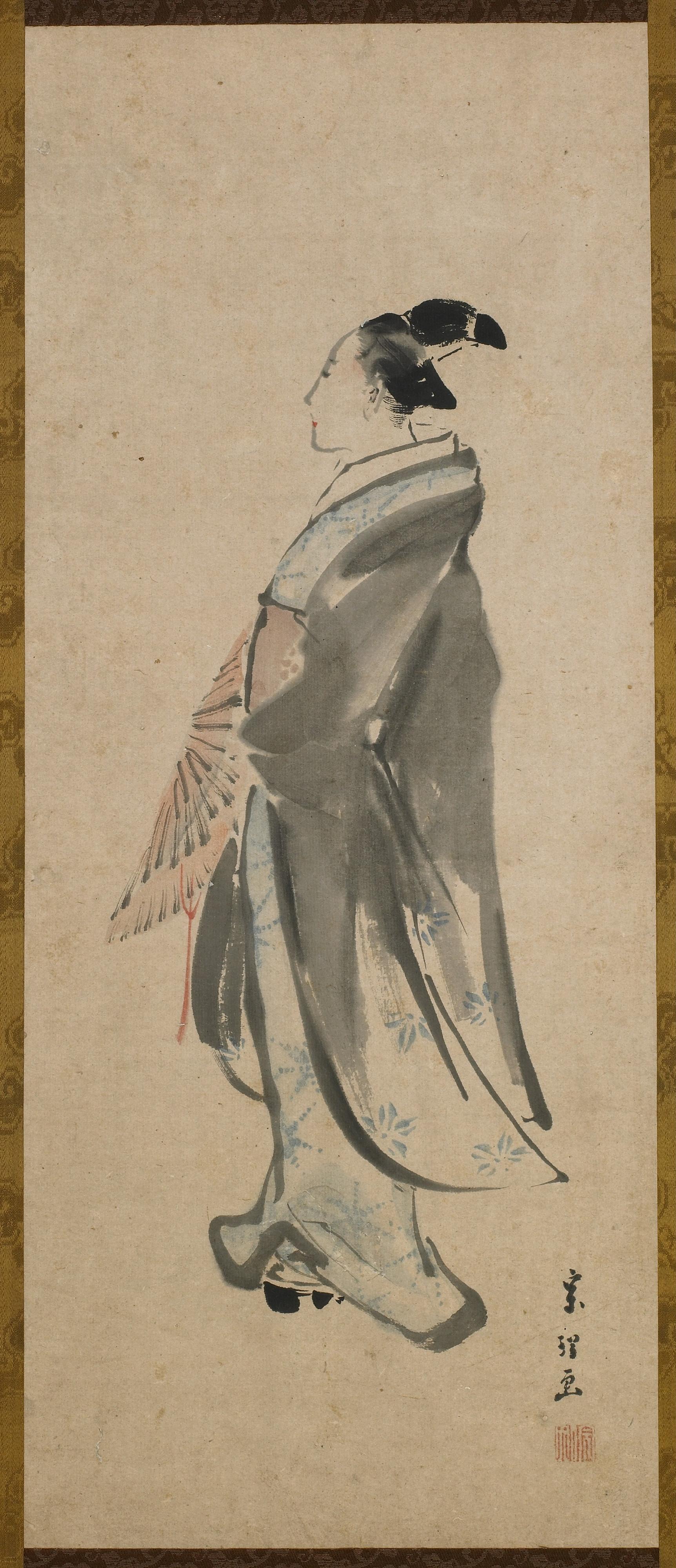 Katsushika Hokusai, Young man