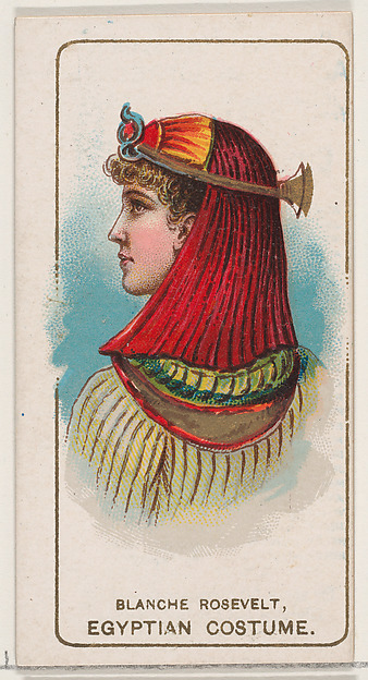 W. Duke, Sons & Co., Blanche Rosevelt in Egyptian Costume, from the set Actors and Actresses, Second Series (N71) for Duke brand cigarettes