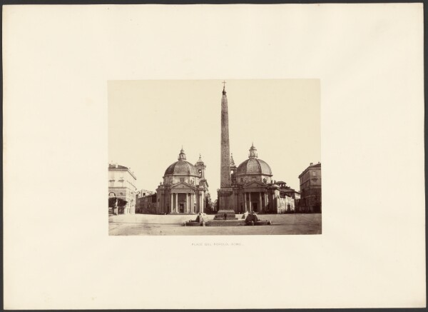 Giorgio Sommer, Place del Popolo, Rome