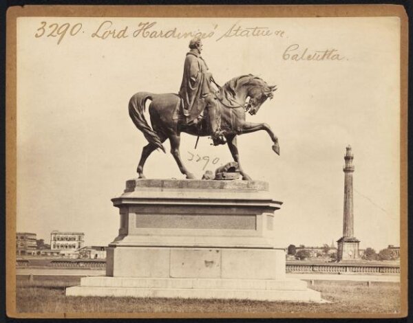Francis Frith, Lord Hardinge's Statue.  Calcutta