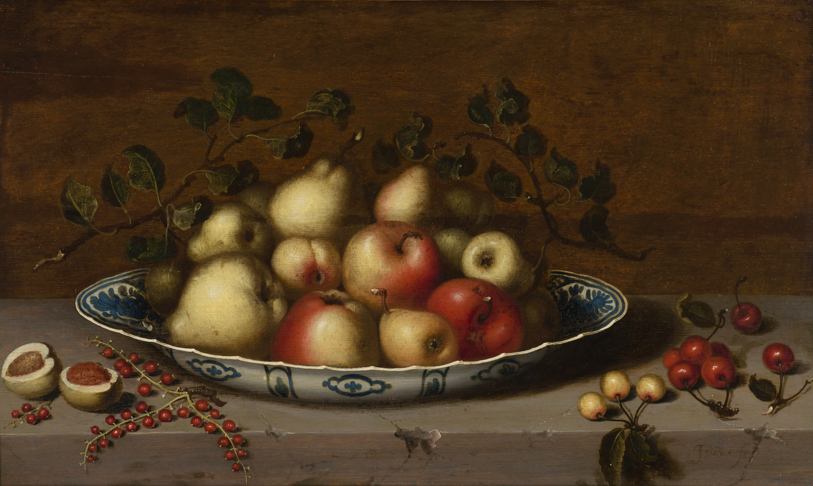 Jacob van Es, Still Life with Fruit on a Plate
