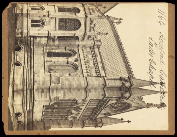 Francis Frith, Hereford Cathedral.  Lady Chapel