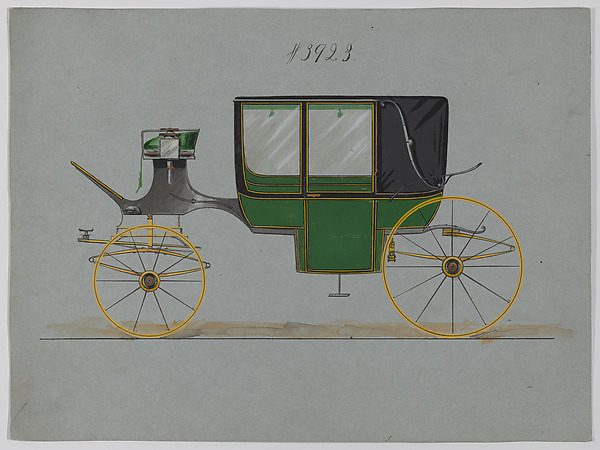 Brewster & Co., Design for Landau, No. 3923