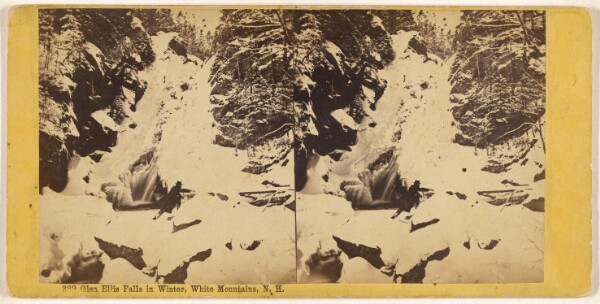 Edward Bierstadt, Glen Ellis Falls in Winter, White Mountains, N.H.